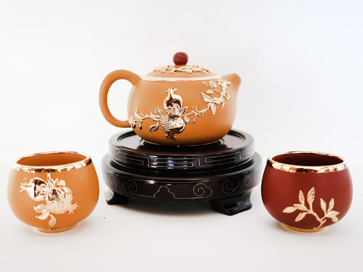 鸿运多福紫砂茶具
